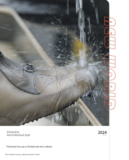 2 Pcs Size 2XL White Reusable Waterproof Shoe Covers - Heavy Duty Non-Slip Rain Boot Protectors