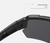 Black Temples and Orange Lenses Unisex Sport Cycling Sunglasses - Lightweight Wraparound Eyewear for Running & Outdoor Activities