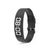 Black Smart Vibrating Alarm Watch - Digital Fitness Tracker Wristband with Pedometer & Sleep Monitor