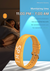 Rose Red Smart Vibrating Alarm Watch - Digital Fitness Tracker Wristband with Pedometer & Sleep Monitor