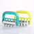 Light Green Ergonomic Body Roller Massager - Handheld Deep Tissue Tool for Muscle Relief and Fascia Release