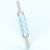 Blue and Grey Dual Row Spiky Muscle Roller Stick - Deep Tissue Massager for Back and Leg Recovery