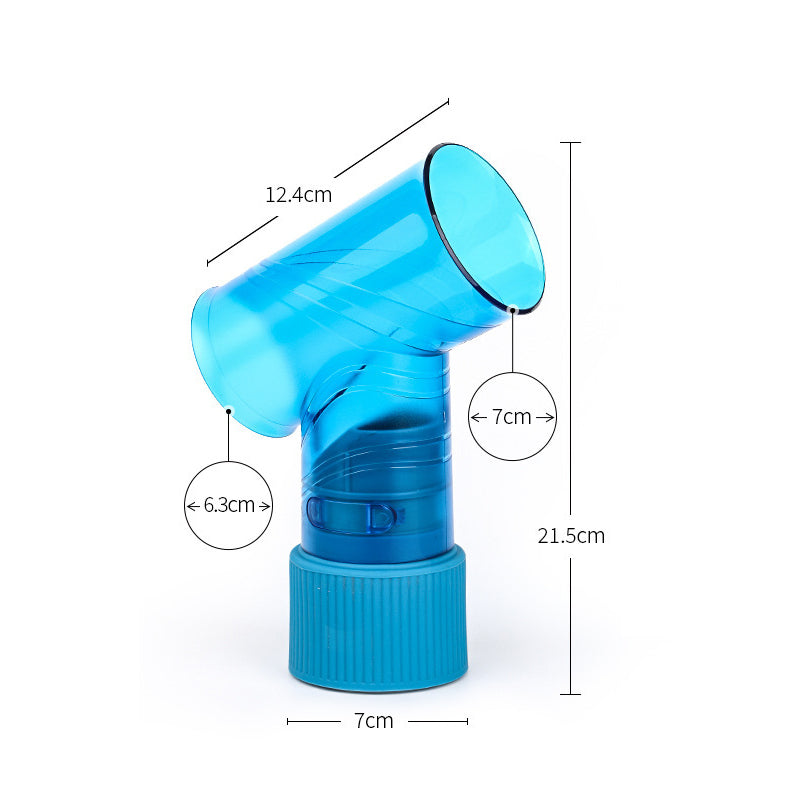 Blue Wind Spin Hair Curler Diffuser - Universal Hair Dryer Attachment for Effortless Waves and Curls