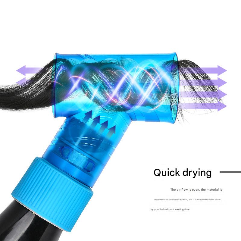 Pink Wind Spin Hair Curler Diffuser - Universal Hair Dryer Attachment for Effortless Waves and Curls