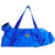 Size L Blue Multi-Functional Cat Grooming Bag - Anti-Scratch Restraint Pouch for Nail Trimming and Vet Visits