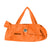 Size S Orange Multi-Functional Cat Grooming Bag - Anti-Scratch Restraint Pouch for Nail Trimming and Vet Visits