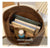 Brown Chic Large Capacity Tote Bag - PU Leather Commuter Shoulder Handbag for Women