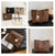Beige and Brown Chic Large Capacity Tote Bag - PU Leather Commuter Shoulder Handbag for Women