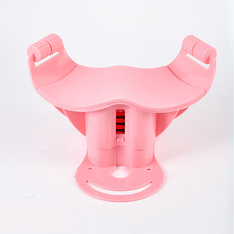 Pink Ergonomic Pelvic Floor &amp; Glute Trainer - Home Workout Equipment for Hips and Inner Thighs