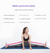 Purple 9-Loop Yoga Stretch Strap - Numbered Band for Flexibility and Physical Therapy