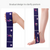 Grey Instructional Yoga Stretch Strap with Embroidered Pose Guide - 11-Loop Flexibility Band