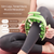 Green Removable Adjustable Wrap-Around Muscle Roller - 11-Wheel Deep Tissue Massager for Legs, Arms & Body