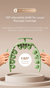Green and White Removable Adjustable Wrap-Around Muscle Roller - 11-Wheel Deep Tissue Massager for Legs, Arms & Body