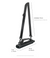 Black Compact Golf Club Carrier - Lightweight Sunday Practice Bag for Driving Range