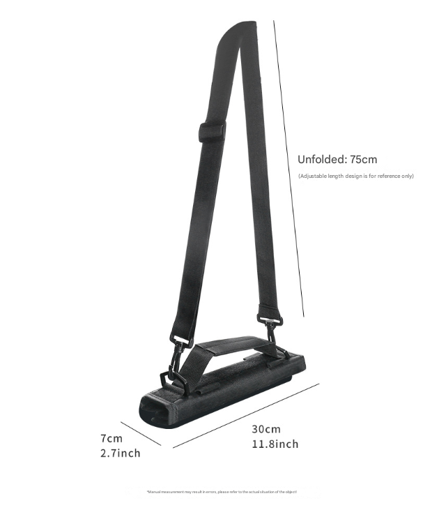 Red Compact Golf Club Carrier - Lightweight Sunday Practice Bag for Driving Range