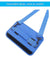 Blue Compact Golf Club Carrier - Lightweight Sunday Practice Bag for Driving Range