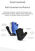 Size XL Black Padded Half-Finger Cycling Gloves - Breathable Shock-Absorbing Workout Gloves for Gym & Fitness
