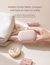 Blue Innovative Self-Cleaning Cushion Hairbrush - Retractable Bristle Detangling & Scalp Massager