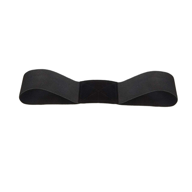 Black Golf Swing Trainer Arm Band - Simple Posture Corrector for Improved Alignment &amp; Connection