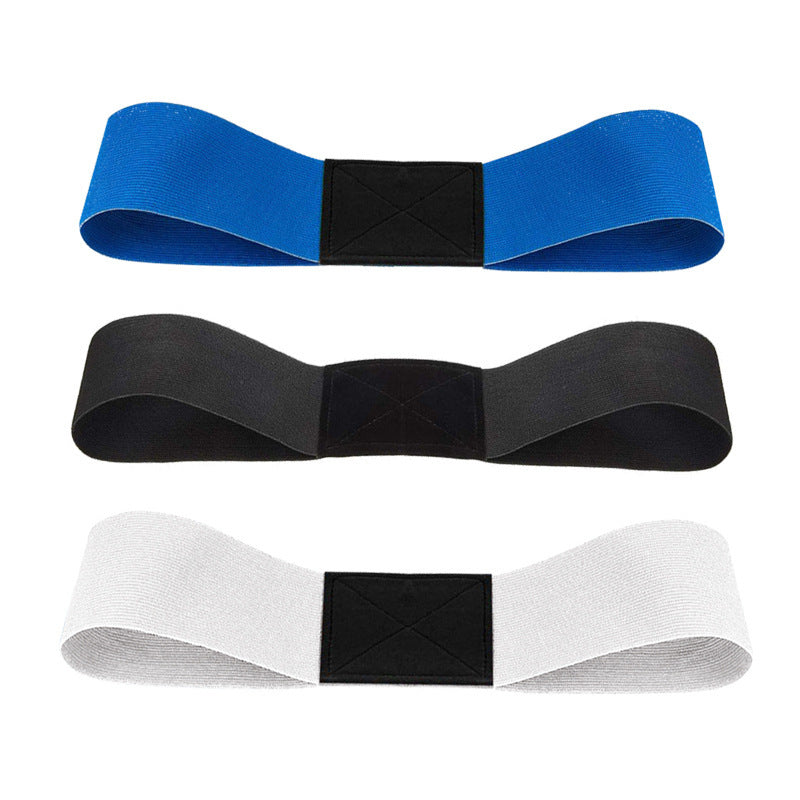White Golf Swing Trainer Arm Band - Simple Posture Corrector for Improved Alignment & Connection