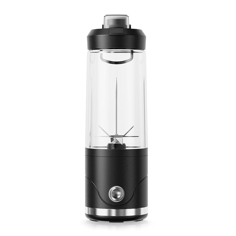 Black Portable Automatic Rechargeable Blender Wireless Juicer Mini Ice Crusher for Smoothies & Shakes