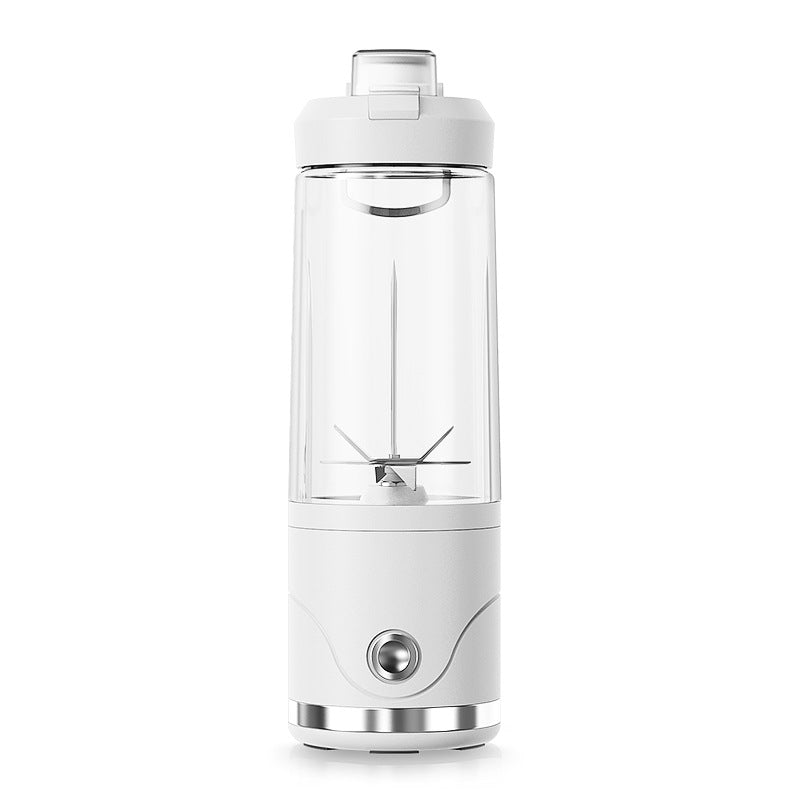 White Portable Automatic Rechargeable Blender Wireless Juicer Mini Ice Crusher for Smoothies &amp; Shakes