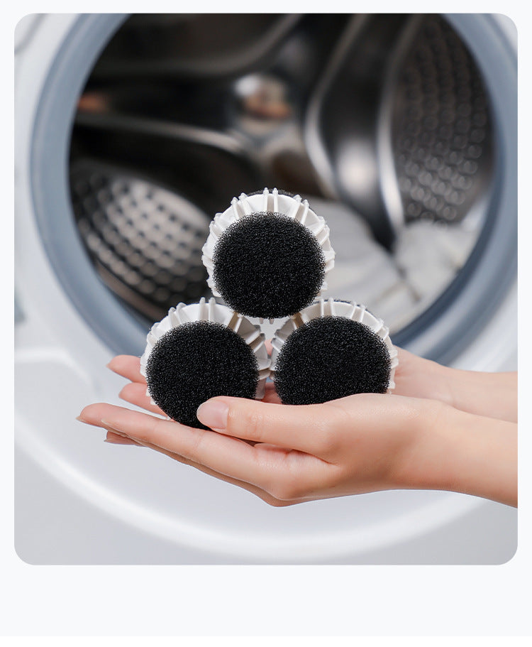 Magic Laundry Balls Set of 4 - Anti-Pilling Fuzzy Lint Remover for Washing Machine