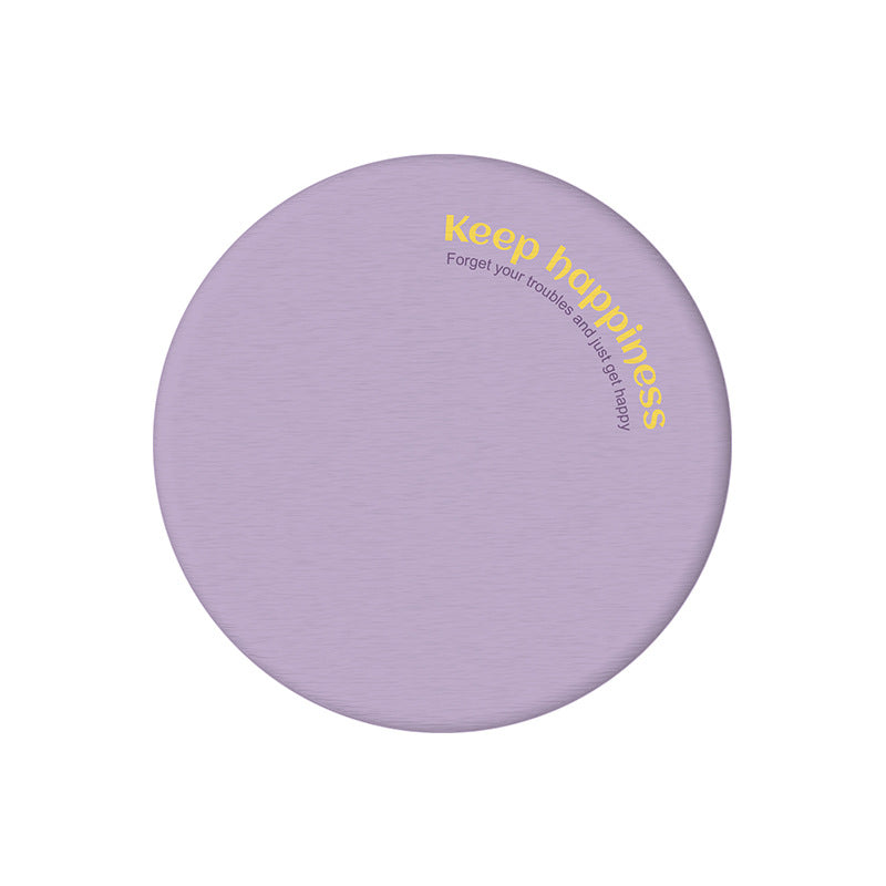 2 Pcs Purple Quick-Dry Natural Diatom Mud Coaster - Absorbent Bathroom Sink Mat for Kitchen and Washroom Use