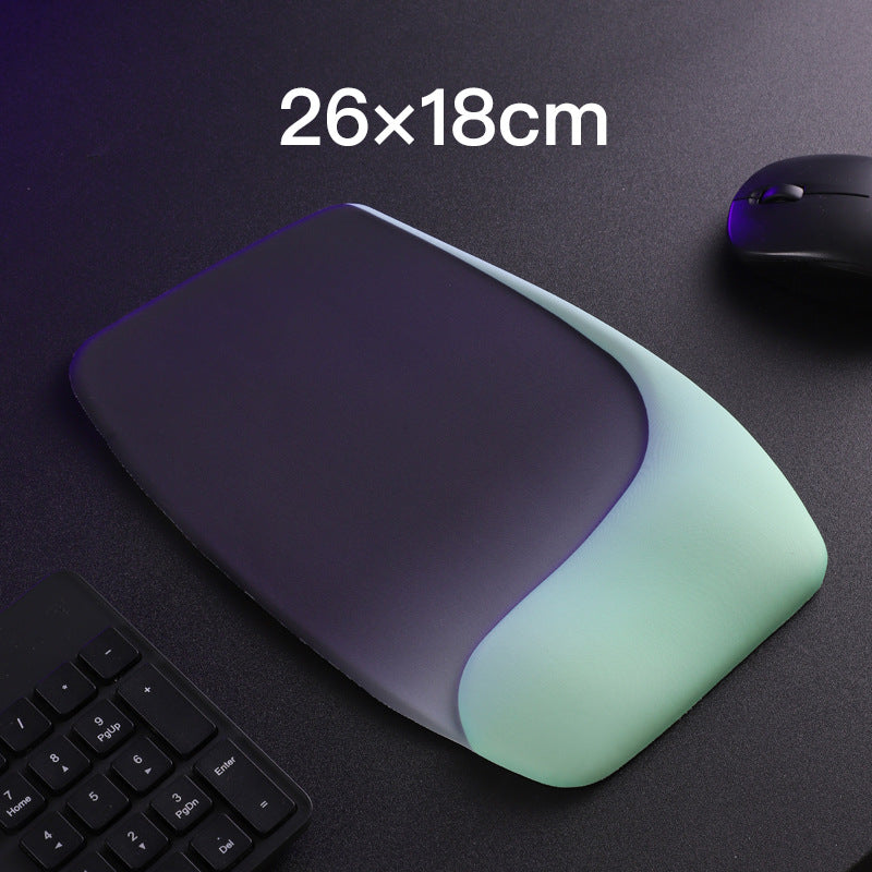 Purple and Green Comfortable Memory Foam Wrist Rest Set – Ergonomic Mouse Pad &amp; Keyboard Hand Support for Office and Home Use