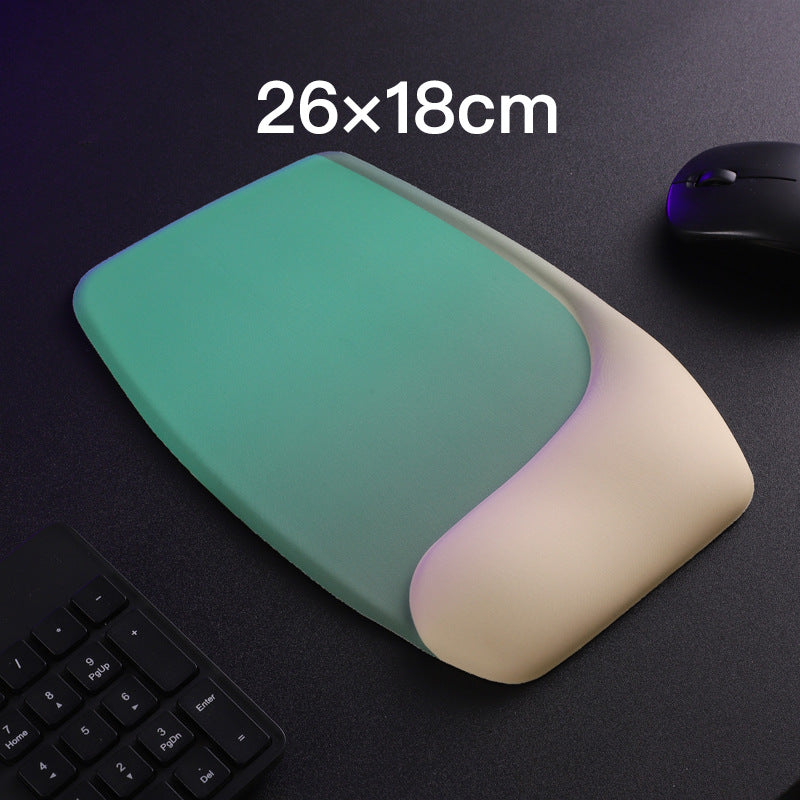 Green and White Comfortable Memory Foam Wrist Rest Set – Ergonomic Mouse Pad &amp; Keyboard Hand Support for Office and Home Use