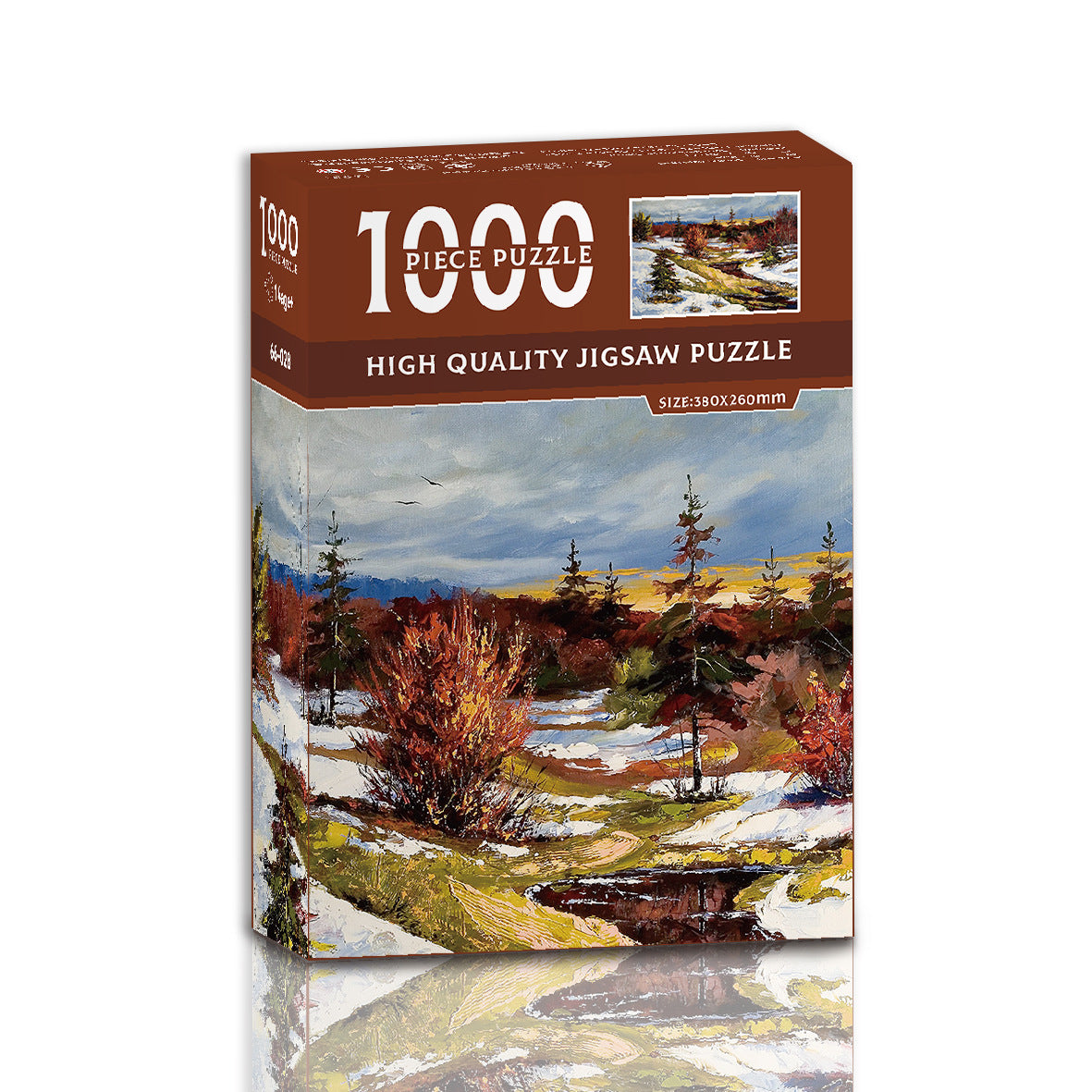 Snow-covered mangroves 1000-Piece Jigsaw Puzzle – High-Quality Artistic Puzzle for Adults, Stress Relief &amp; Mental Exercise（66-028）