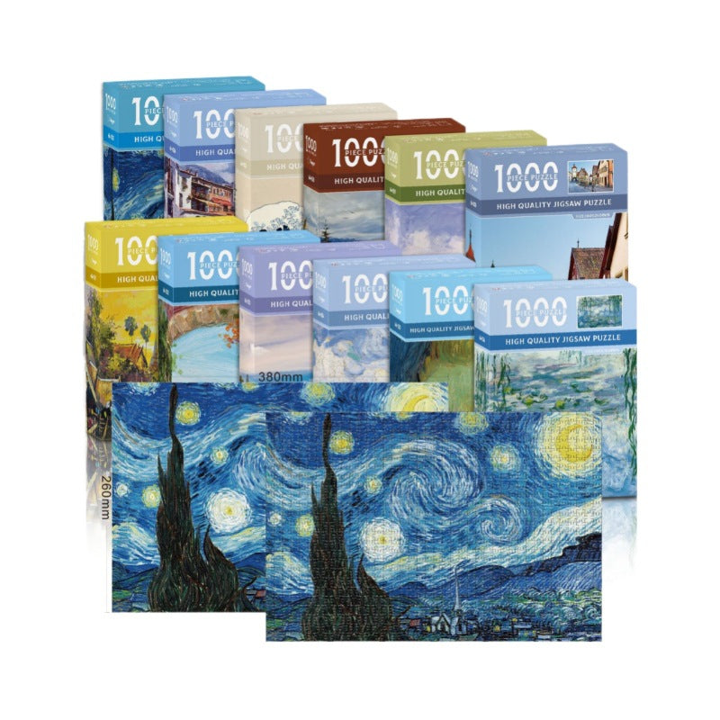 Fishermen's Home 1000-Piece Jigsaw Puzzle – High-Quality Artistic Puzzle for Adults, Stress Relief & Mental Exercise（66-033）