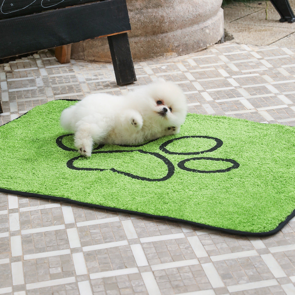 2 Pcs Artificial Grass Pet Mat – Soft, Fast-Drying & Non-Slip Sleeping Pad for Cats and Dogs(60*90cm)