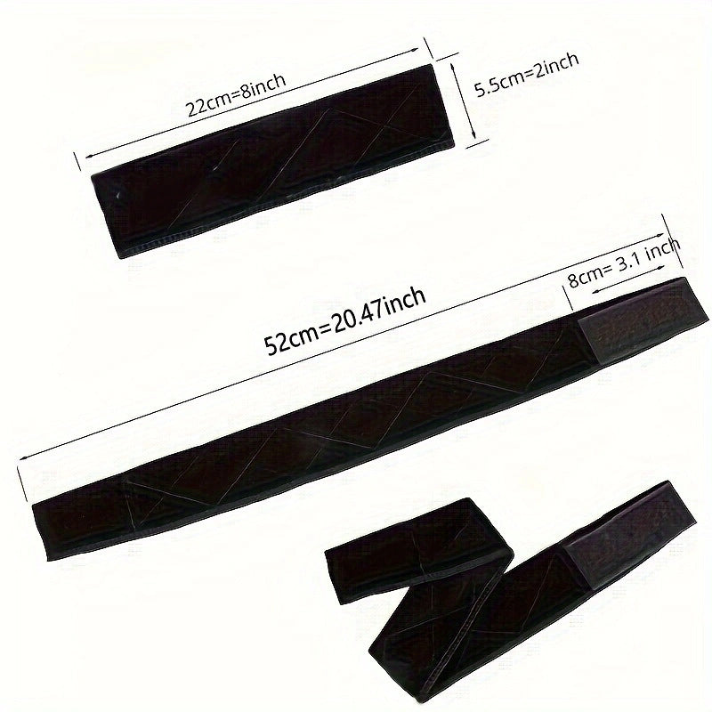 3-Pack Black Velvet Wig Headband – Soft, Stretchy & Secure Lace Wig Band for Seamless Hairpiece Fit
