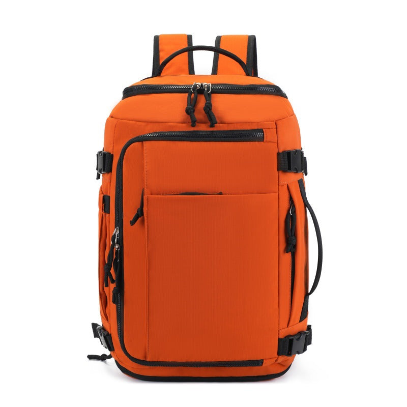 Orange Stylish & Spacious Backpack – Lightweight, Expandable Travel & Daily Use Rucksack (31×20×43cm)