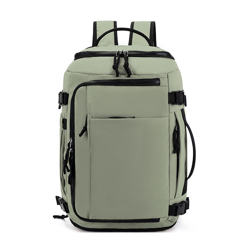 Green Stylish &amp; Spacious Backpack – Lightweight, Expandable Travel &amp; Daily Use Rucksack (31×20×43cm)