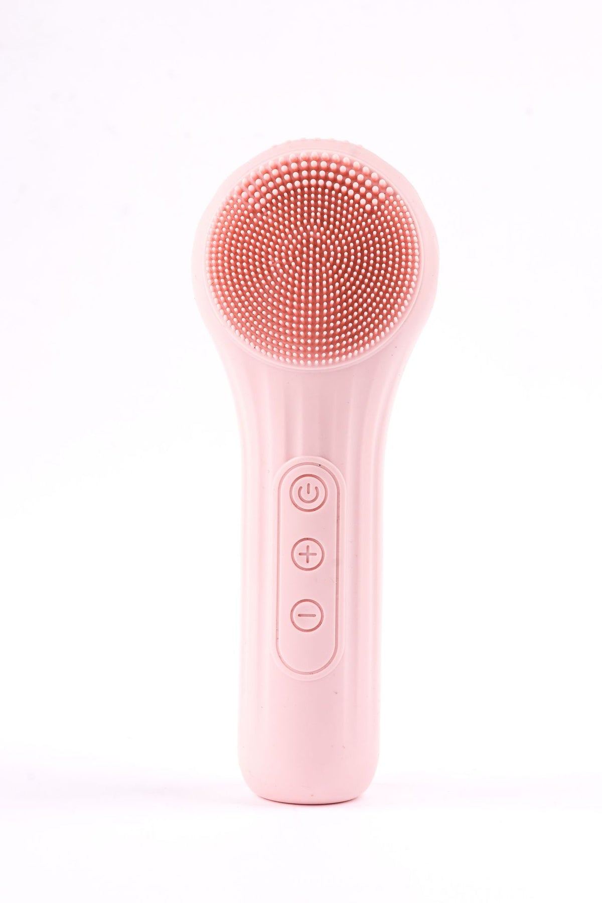 Pink Multi-Functional Silicone Facial Cleansing Brush – Ultrasonic &amp; Heat Infusion Beauty Device
