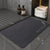 Super Absorbent Quick-Dry Diatomite Bath Mat - Non-Slip Suede Finish Bathroom Floor Mat(Feather Navy Blue)