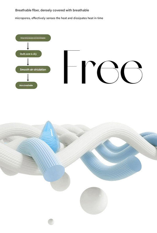 Lightweight Reversible Summer Quilt - Soft, Breathable & Machine Washable Comforter(150x200cm blue flowers)