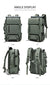 4-in-1 Convertible Travel Backpack & Briefcase - Large Capacity, 16" Laptop Compartment, USB Port(Pink)