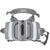 Grey Saddle Bag Dog Backpack - Adjustable Harness Pack for Hiking, Camping & Travel with Medium to Large Dogs