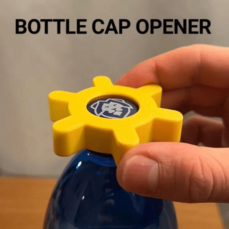 20-Pack Yellow Easy Twist Bottle Cap Opener - Ergonomic Grip for Soda &amp; Drinks