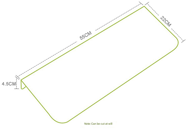 3-Pack Brown Non-Slip Luminous Stair Treads - Self-Adhesive Pet Paw Print Stair Mats 55x22x4.5cm