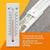 2-Pack Outdoor Fake Thermometer Diversion Safe - Hidden Key, Money, Medicine Hiding Box
