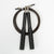 2PCS Black Pro-Grade Speed Jump Rope with Knurled Aluminum Handles - Ball Bearing System for CrossFit, Boxing & Double Unders