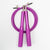 2PCS Purple Pro-Grade Speed Jump Rope with Knurled Aluminum Handles - Ball Bearing System for CrossFit, Boxing & Double Unders