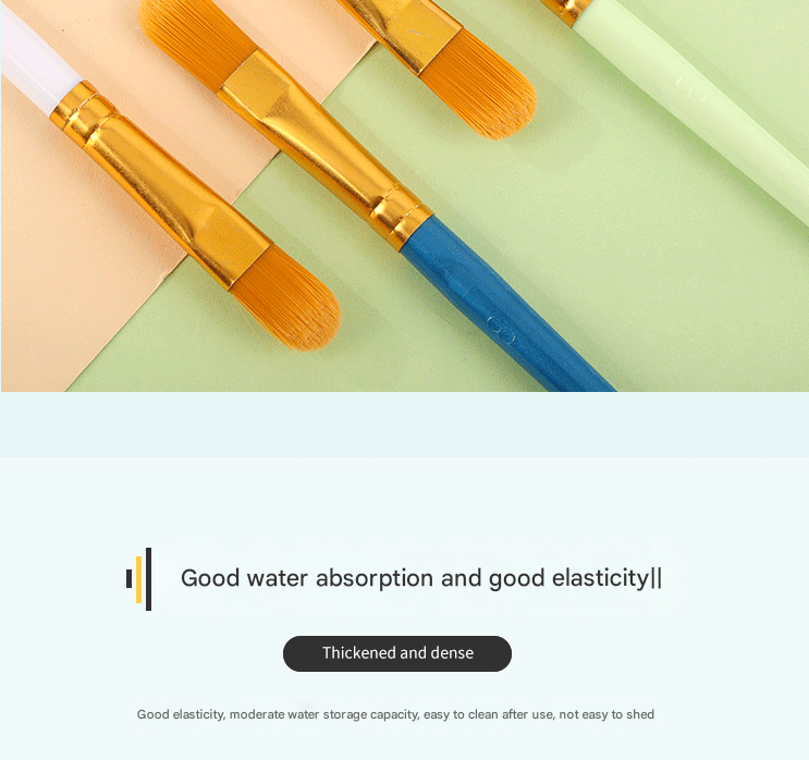 Black Versatile 10-Piece Artist Paint Brush Set (10 Sets Included) - for Acrylic, Oil, Watercolor & Gouache Painting