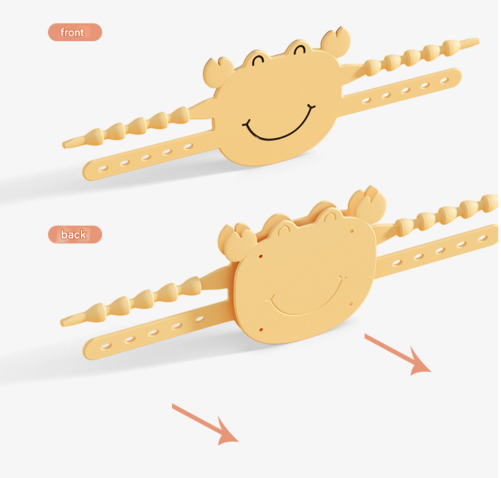 Green (6-Pack) Cute Crab Door Slam Stopper Set- Silicone Anti-Pinch & Quiet Latch Guard