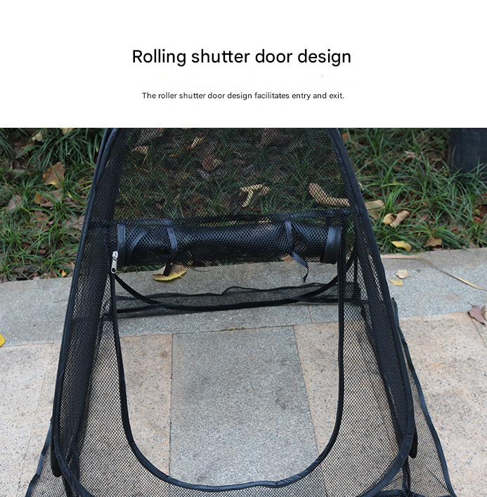 Portable Outdoor Mosquito Net Tent - Pop-Up Breathable Mesh Shelter for Camping & Patios