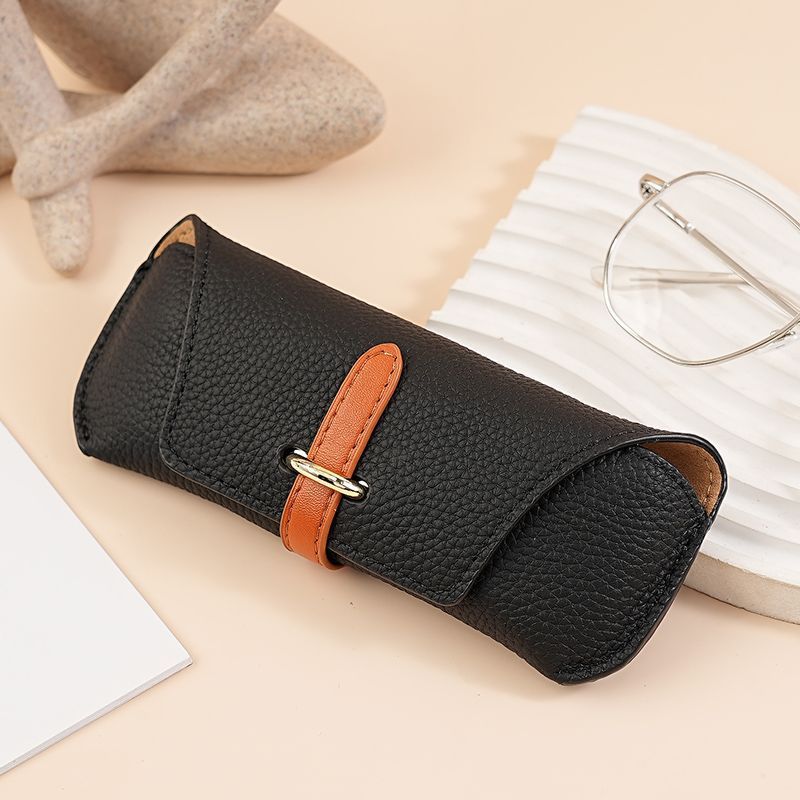 3 Pack Black Chic Portable Glasses Case Set - Anti-Pressure Sunglass &amp; Myopia Eyewear Protectors